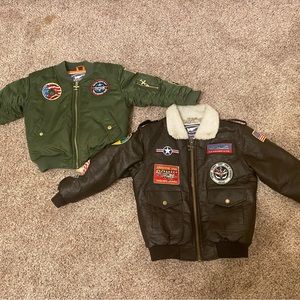 Kids Youth Medium Up and Away (brand) Bomber Jackets - excellent condition!